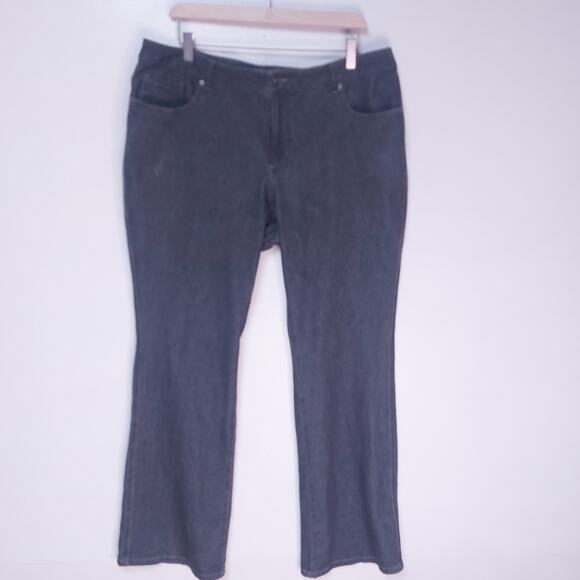 Coldwater Creek Classic Fit Gray Faded Denim Jeans 16 - Picture 1 of 6